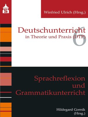cover image of Sprachreflexion und Grammatikunterricht